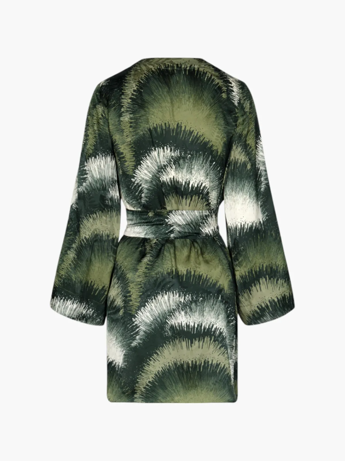 Juan de Dios Joaquina Silk Jacquard Mini Kaftan