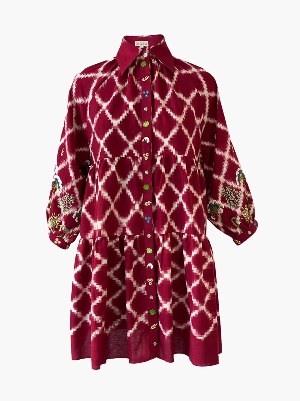 De Castro Red Sunflower Dress