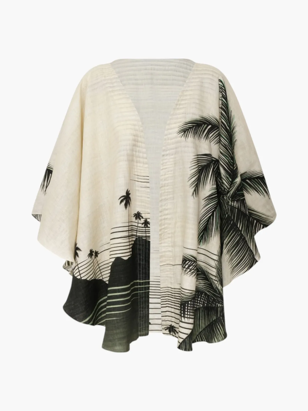 Juan de Dios Cavalo Linen Poncho