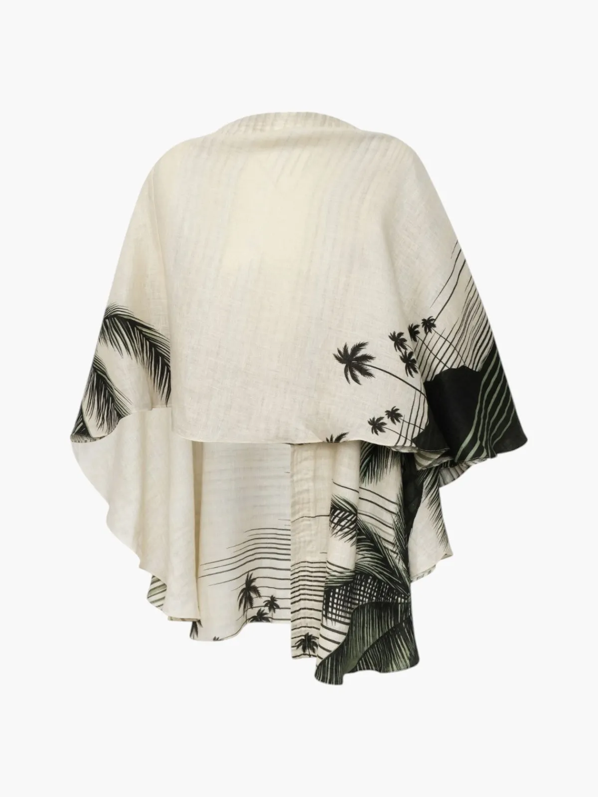 Juan de Dios Cavalo Linen Poncho