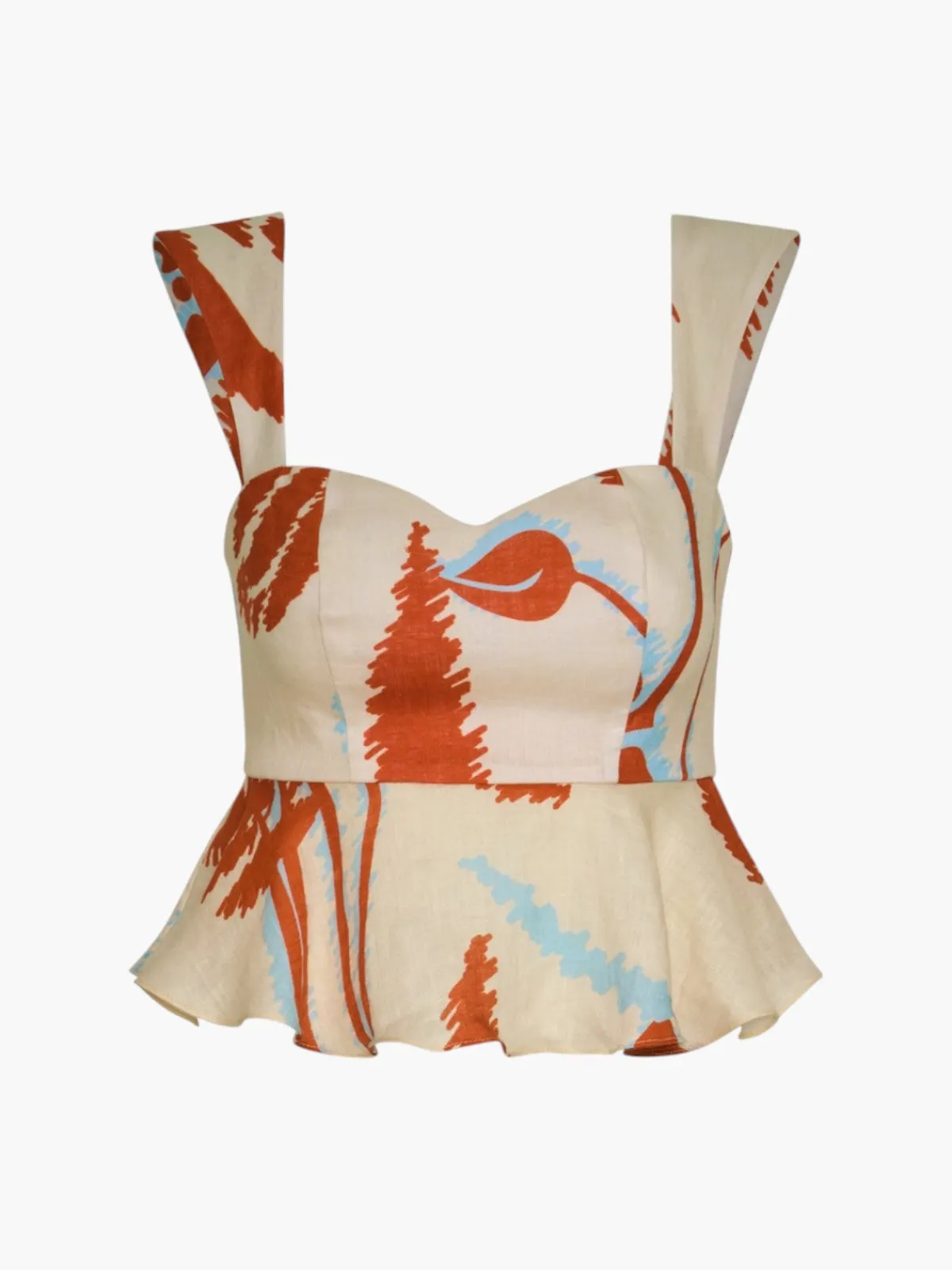 Juan de Dios Lebron Linen Top