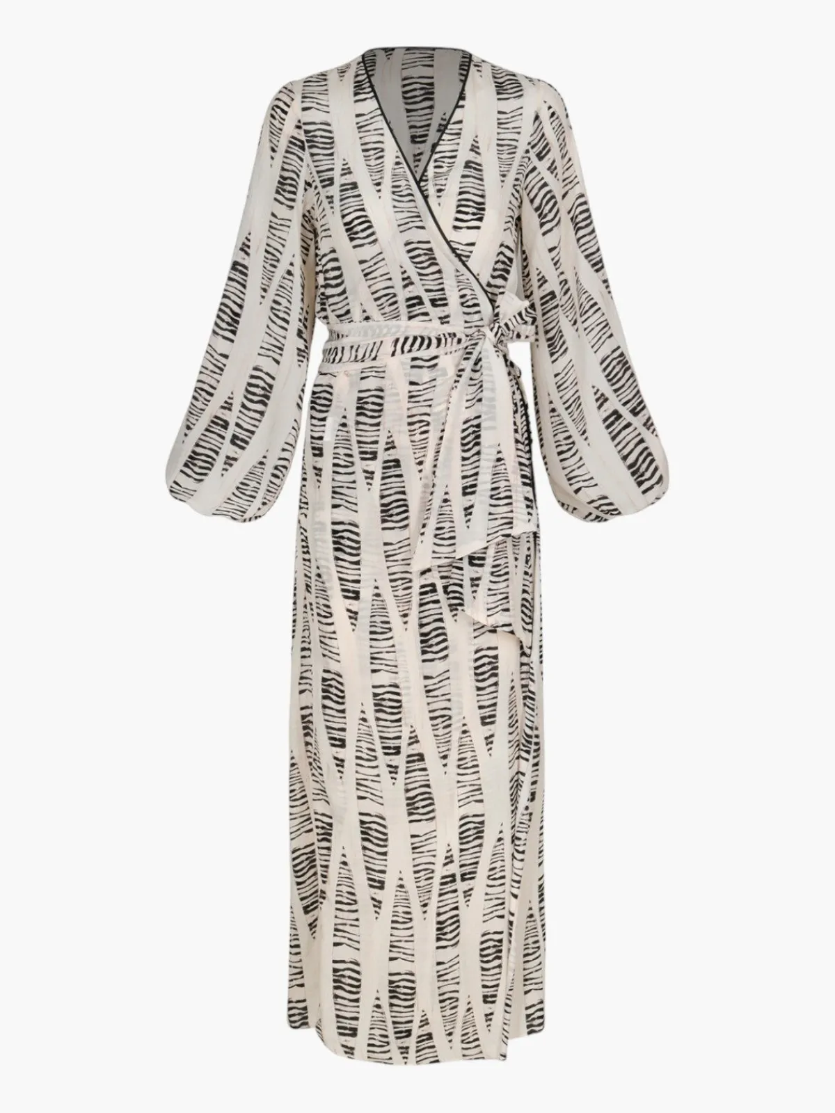 Juan de Dios Tertulia Crepe Chine Maxi Dress