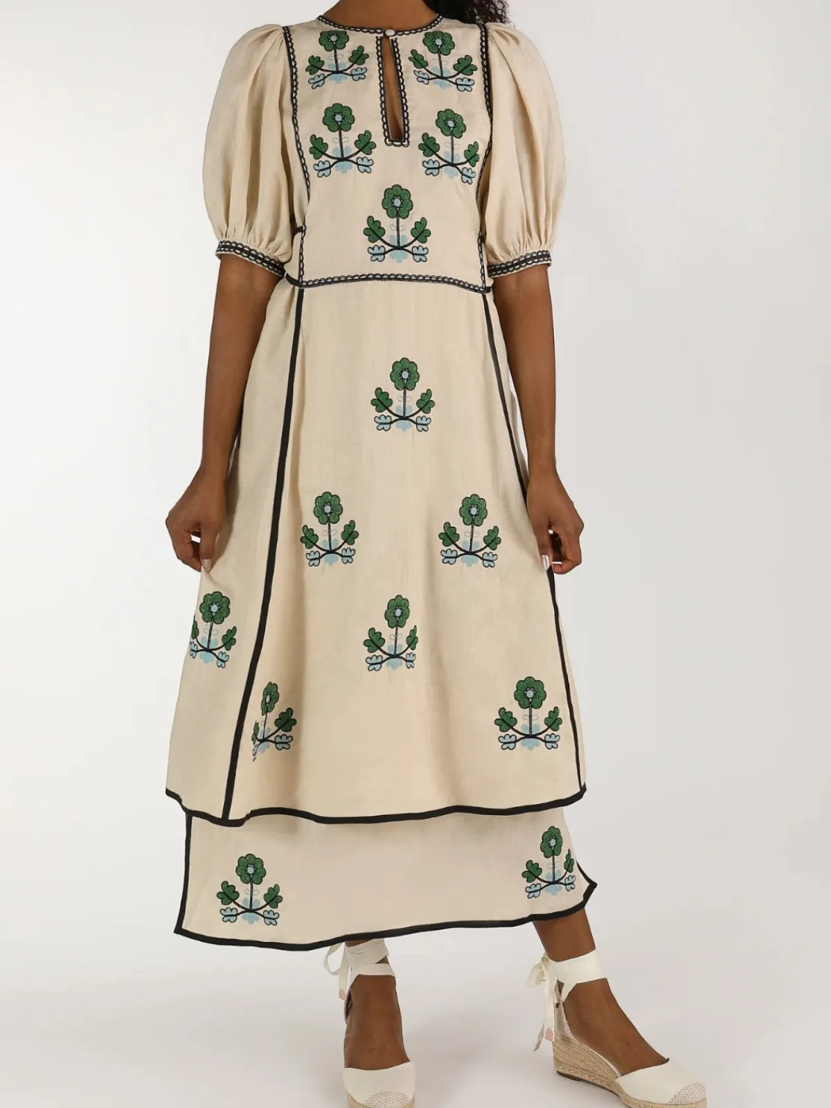 Larkin Lane Lillie Ukrainian Embroidered Dress