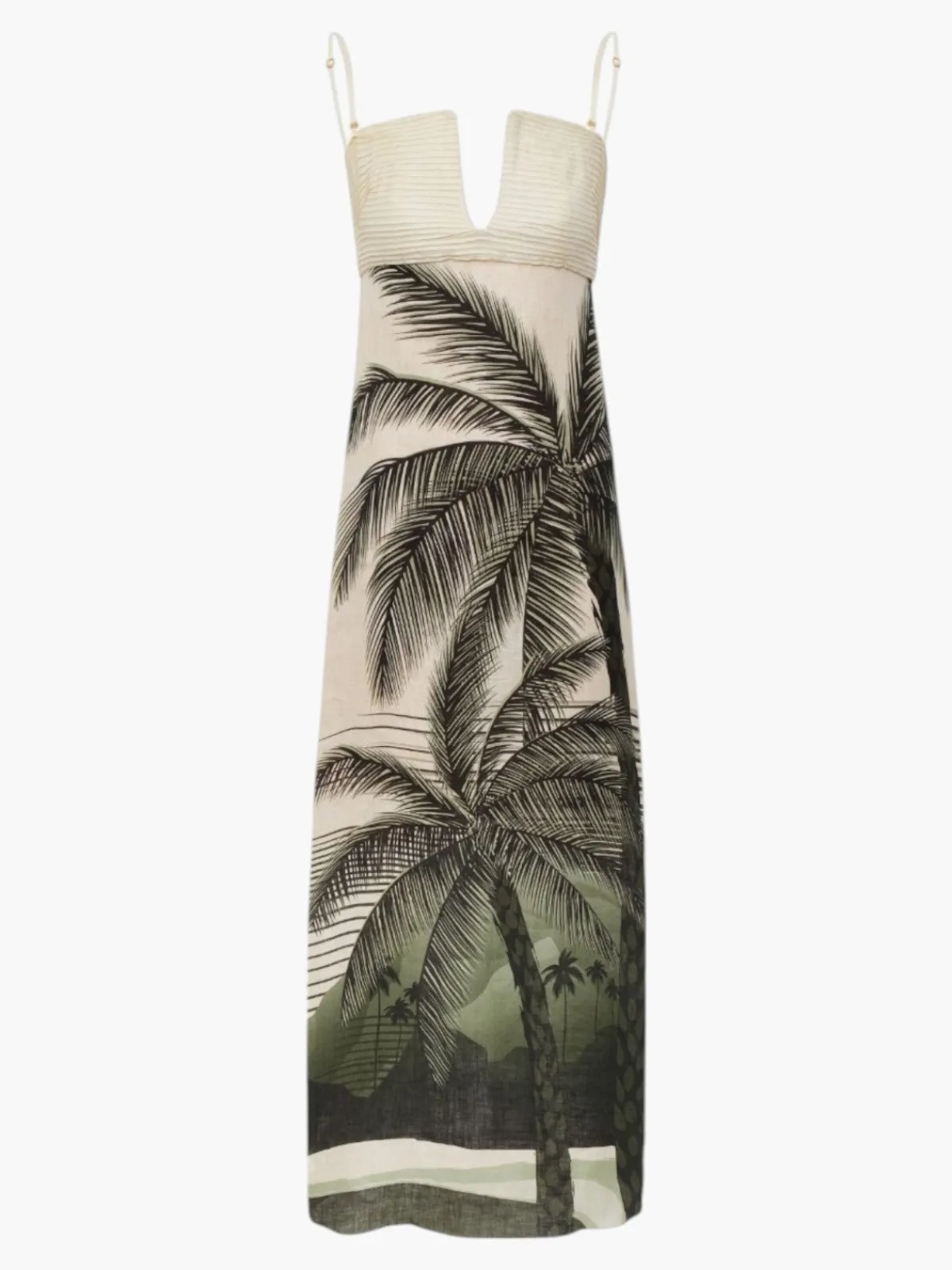 Juan de Dios Antigüa Linen Midi Dress