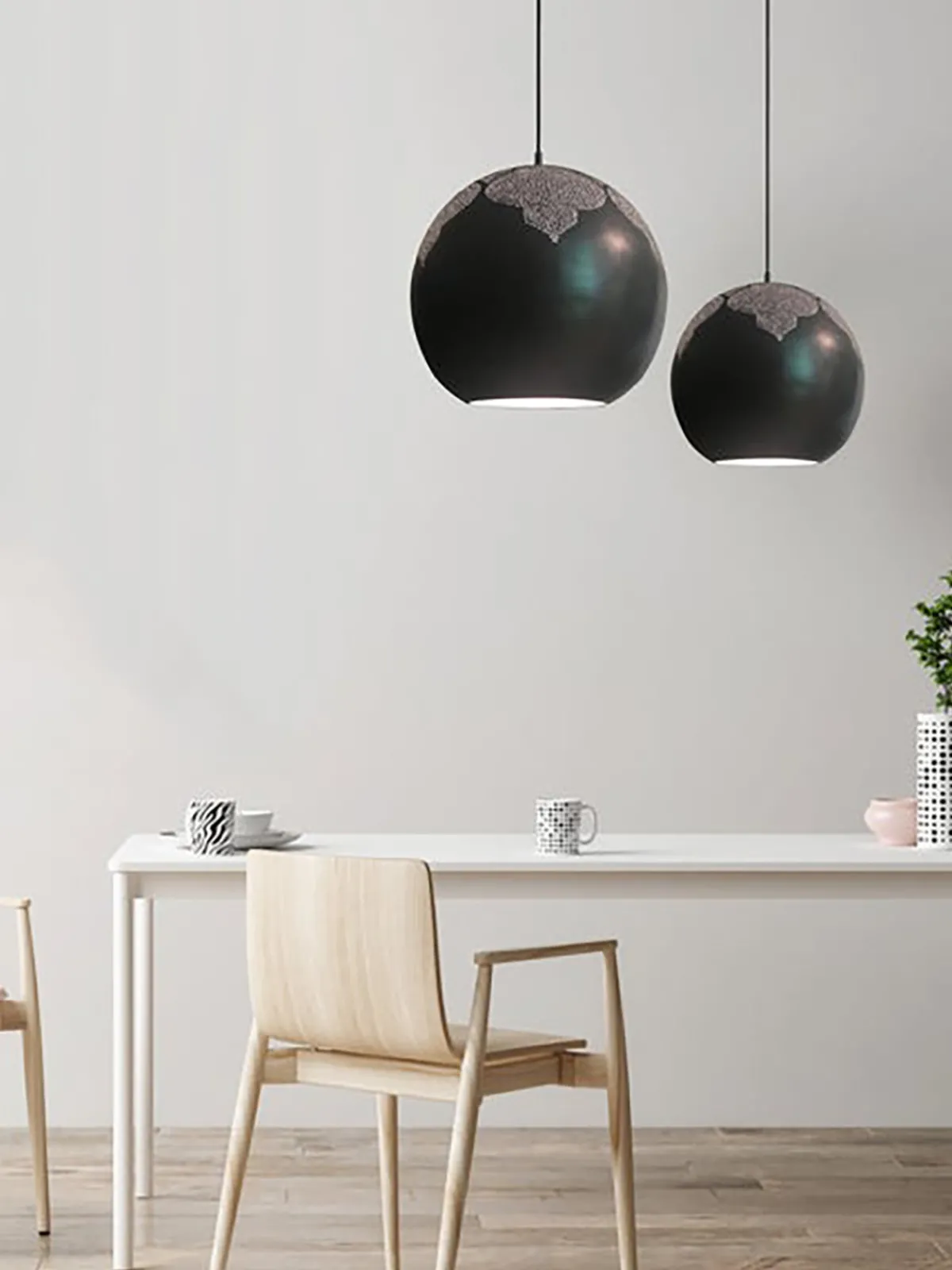 Dounia Najma Trellis Globe Pendant Light