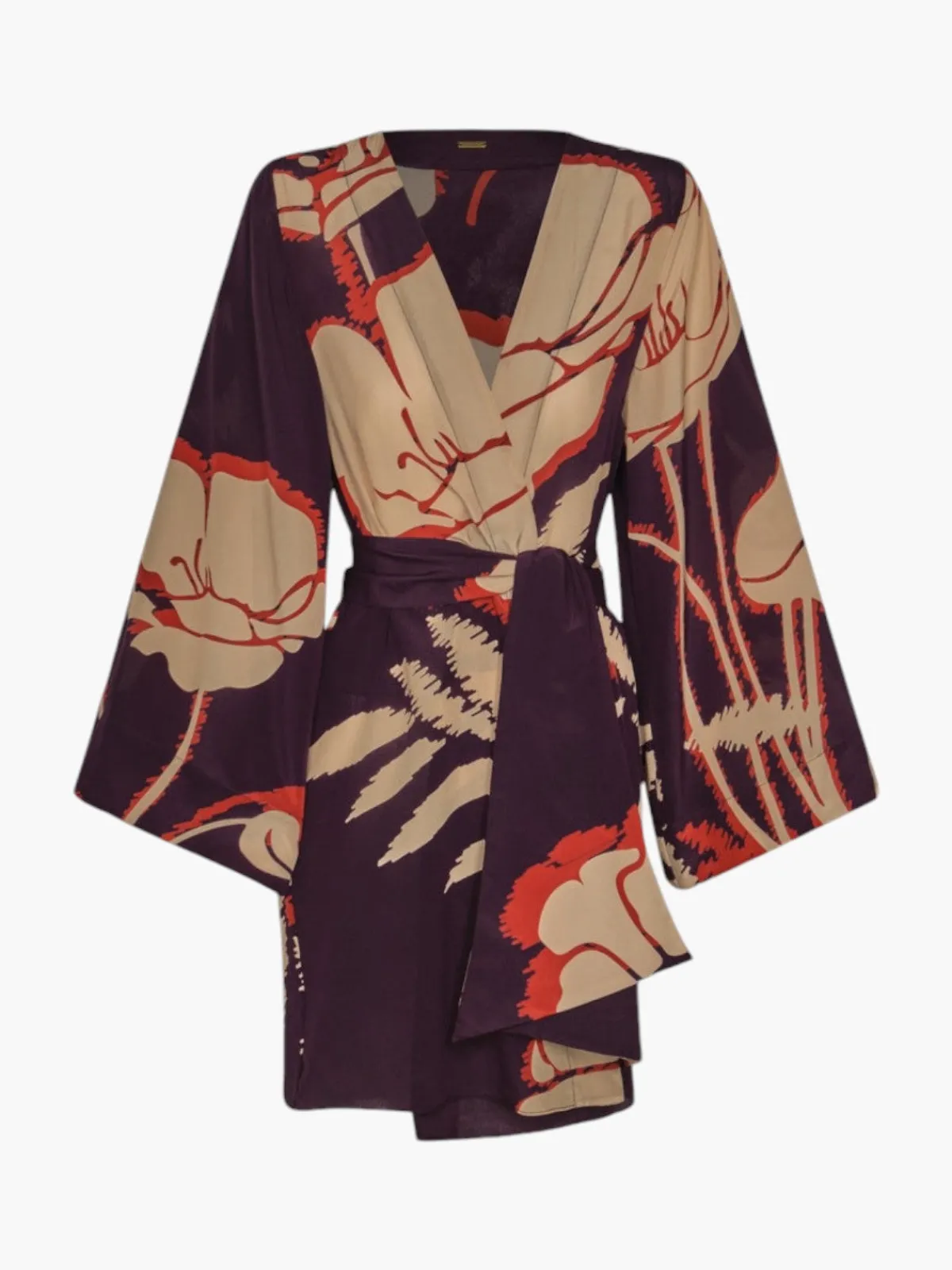 Juan de Dios Joaquina Crepe Chine Mini Tunic