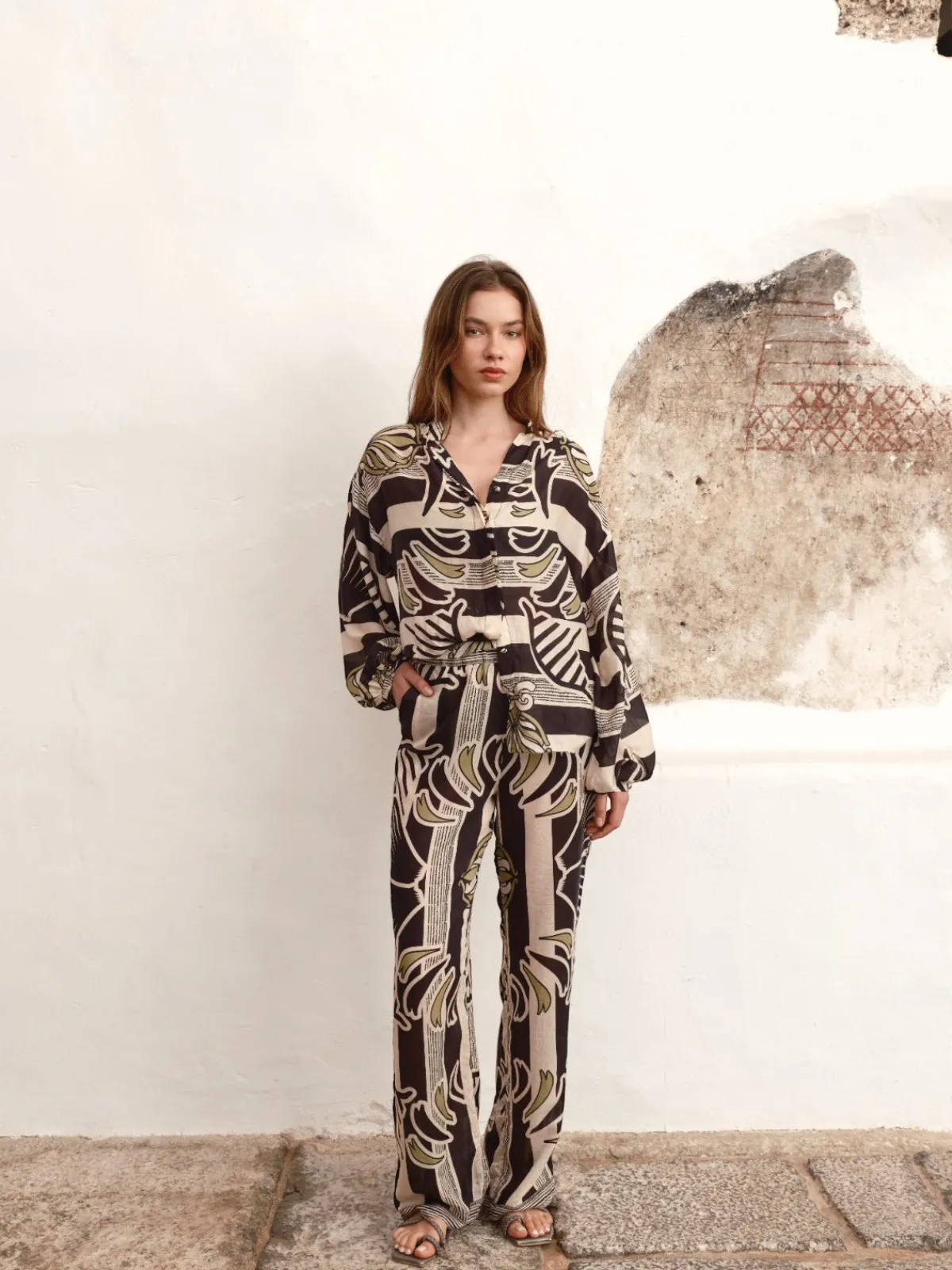 Juan de Dios Joao Cotton Silk Pants