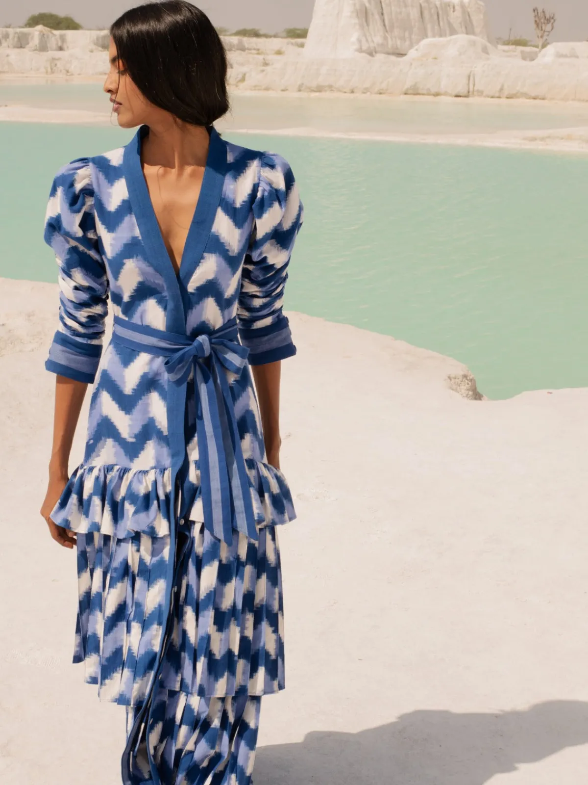 De Castro Lapis Lazuli Dress