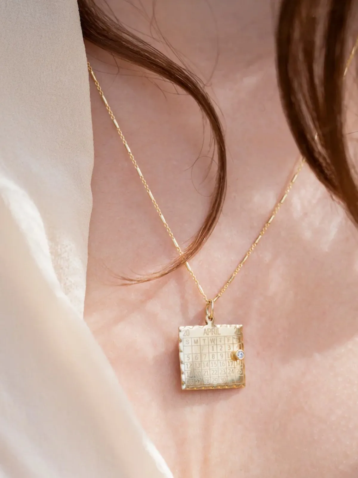 Zahava Octagon Tube Chain Necklace