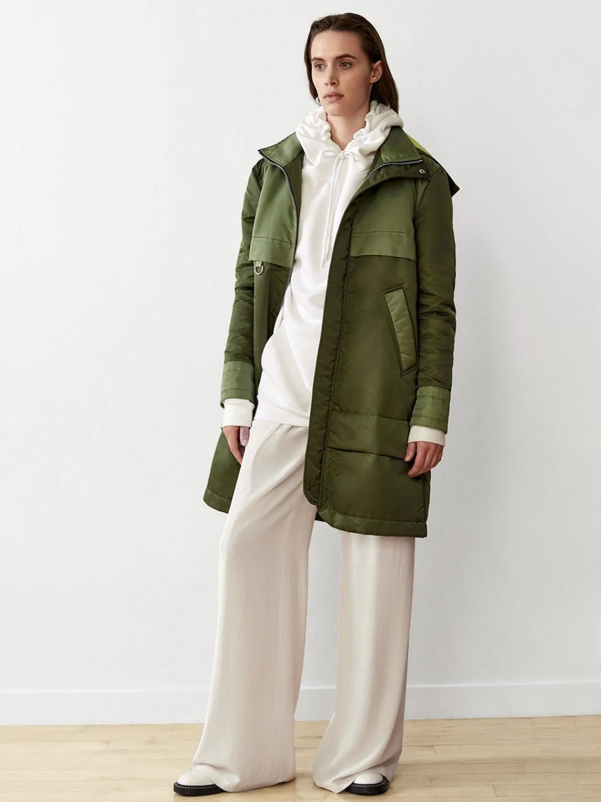 Caalo Sustainable Down Hooded Anorak