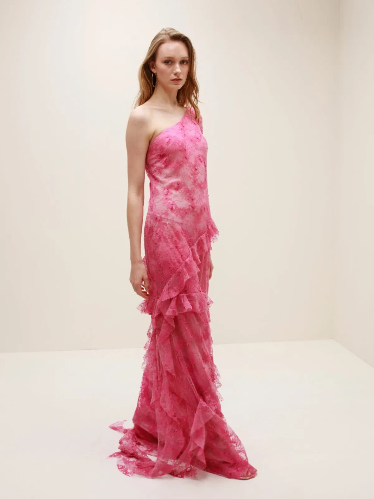 Francesca Miranda Cascade Lace Dress