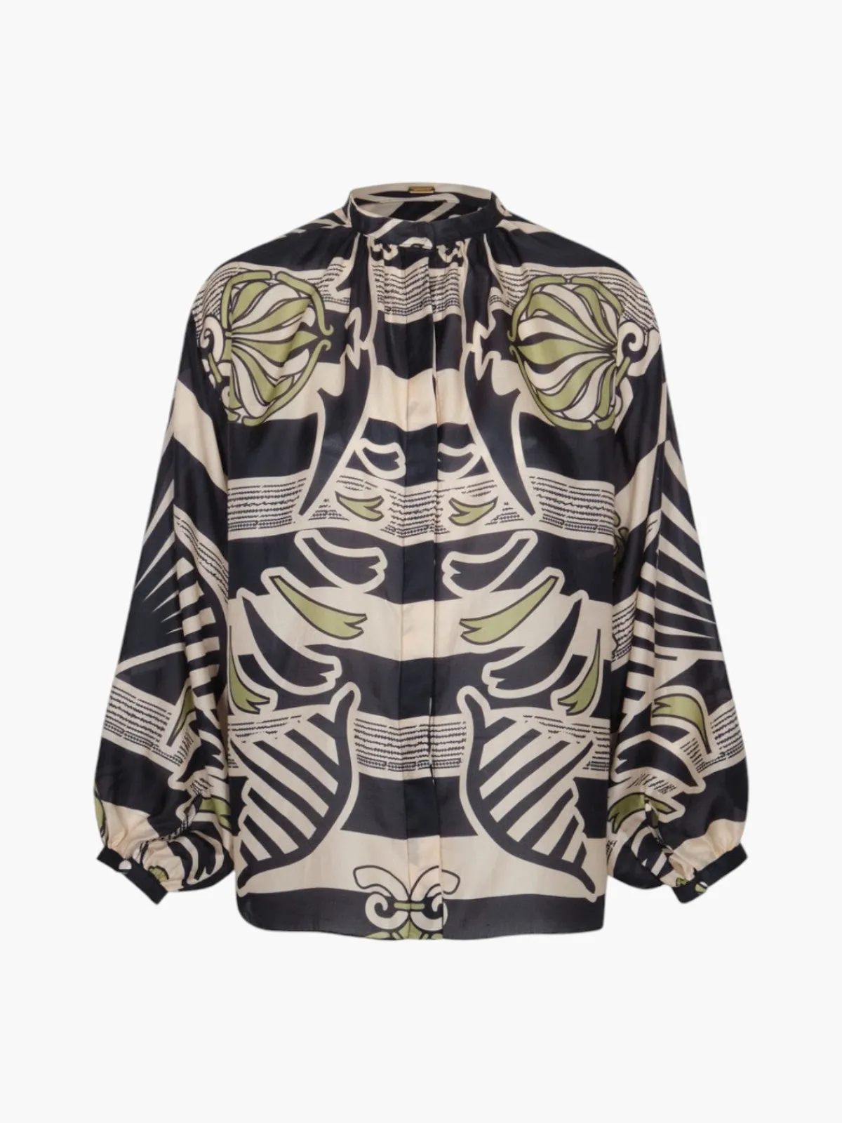 Juan de Dios Don Simon Cotton Silk Blouse