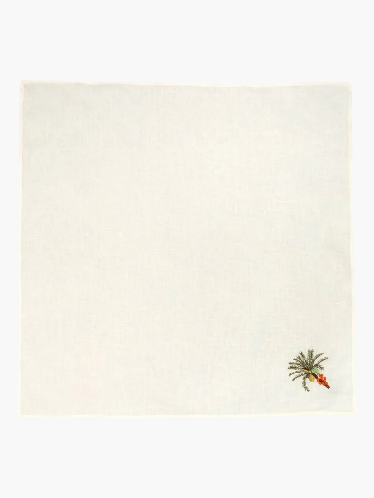 Juan De Dios Embroidered Linen Napkins