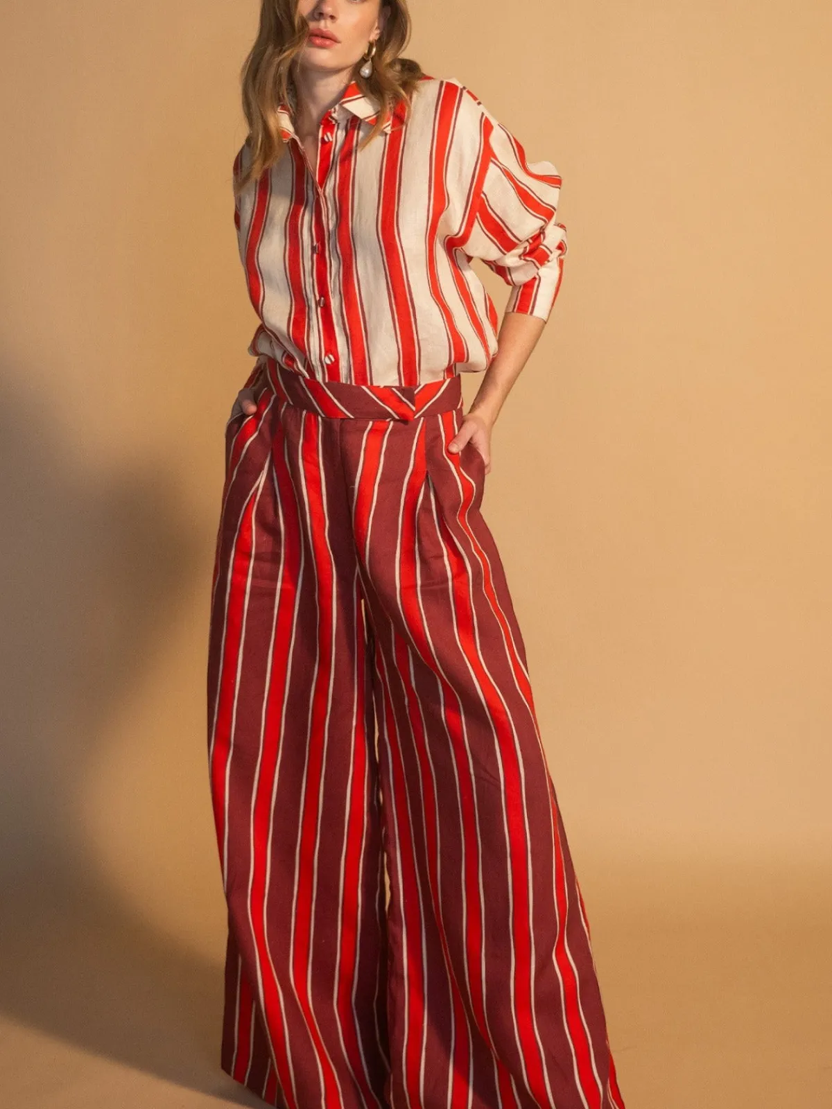 Estefania Marine Stripe Pant