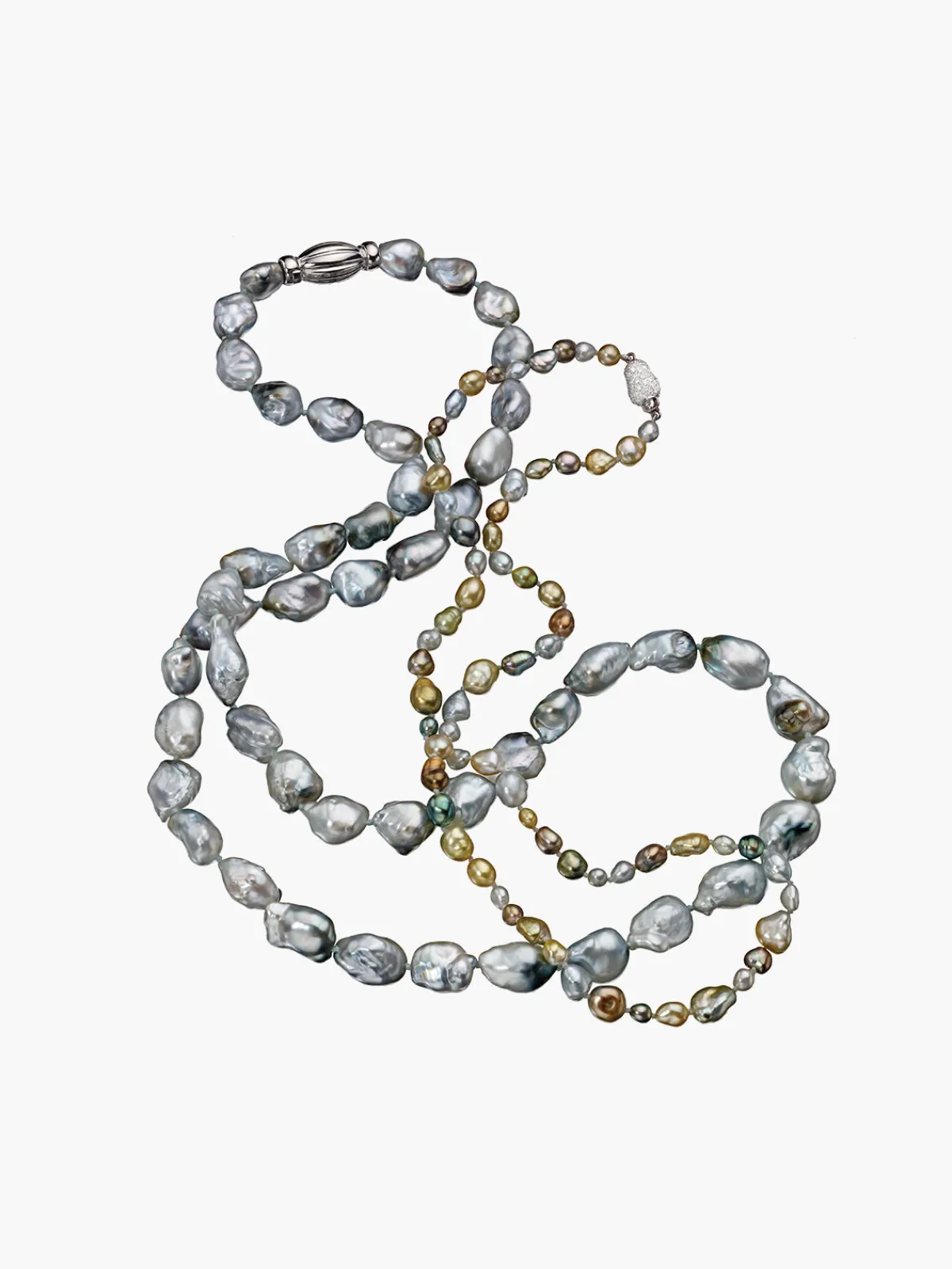 Assael Keshi Fijian Pearl Necklace