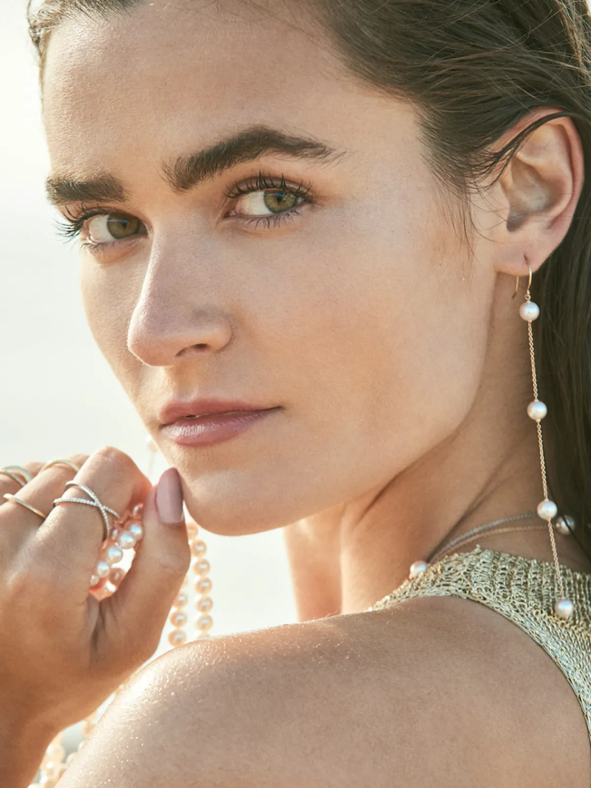 KBH Jewels Akoya Pearl 4 Tier Drops