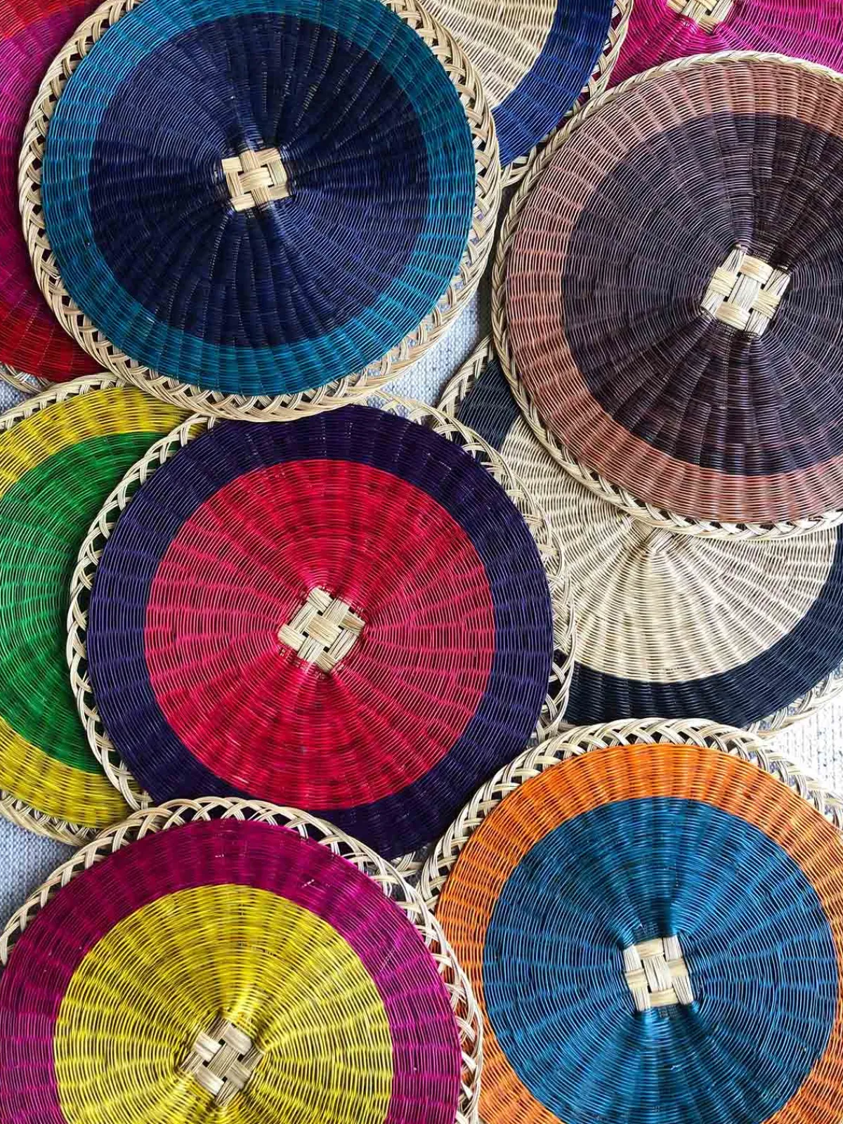 Mola Sasa Rainbow Placemats V1