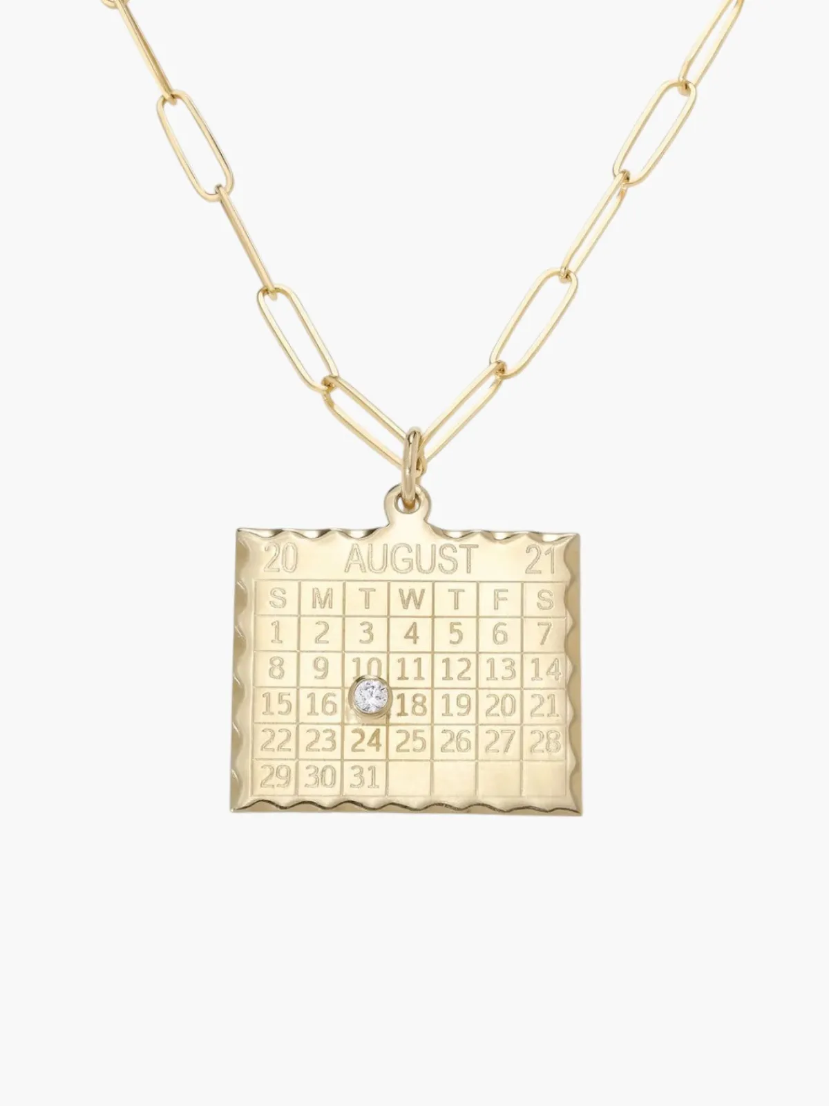 Zahava Single Date 1960s Calendar Charm