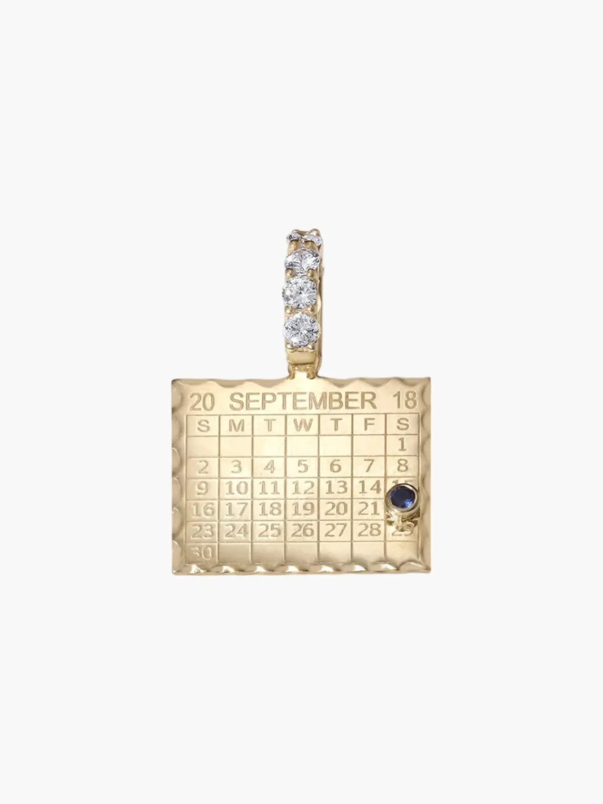 Zahava Single Date 1960s Calendar Charm