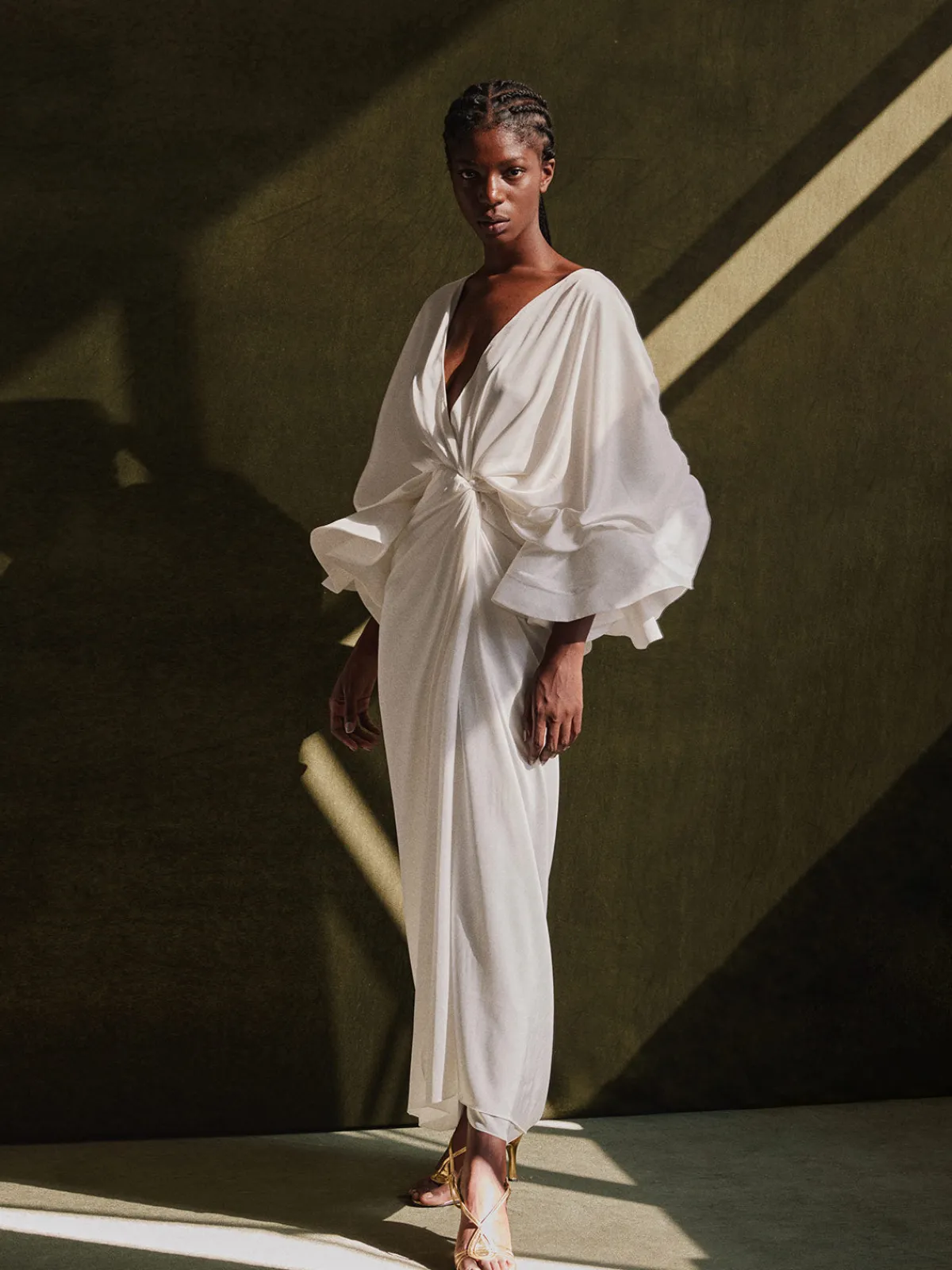 By Efrain Mogollon Silk Cuba Skirt