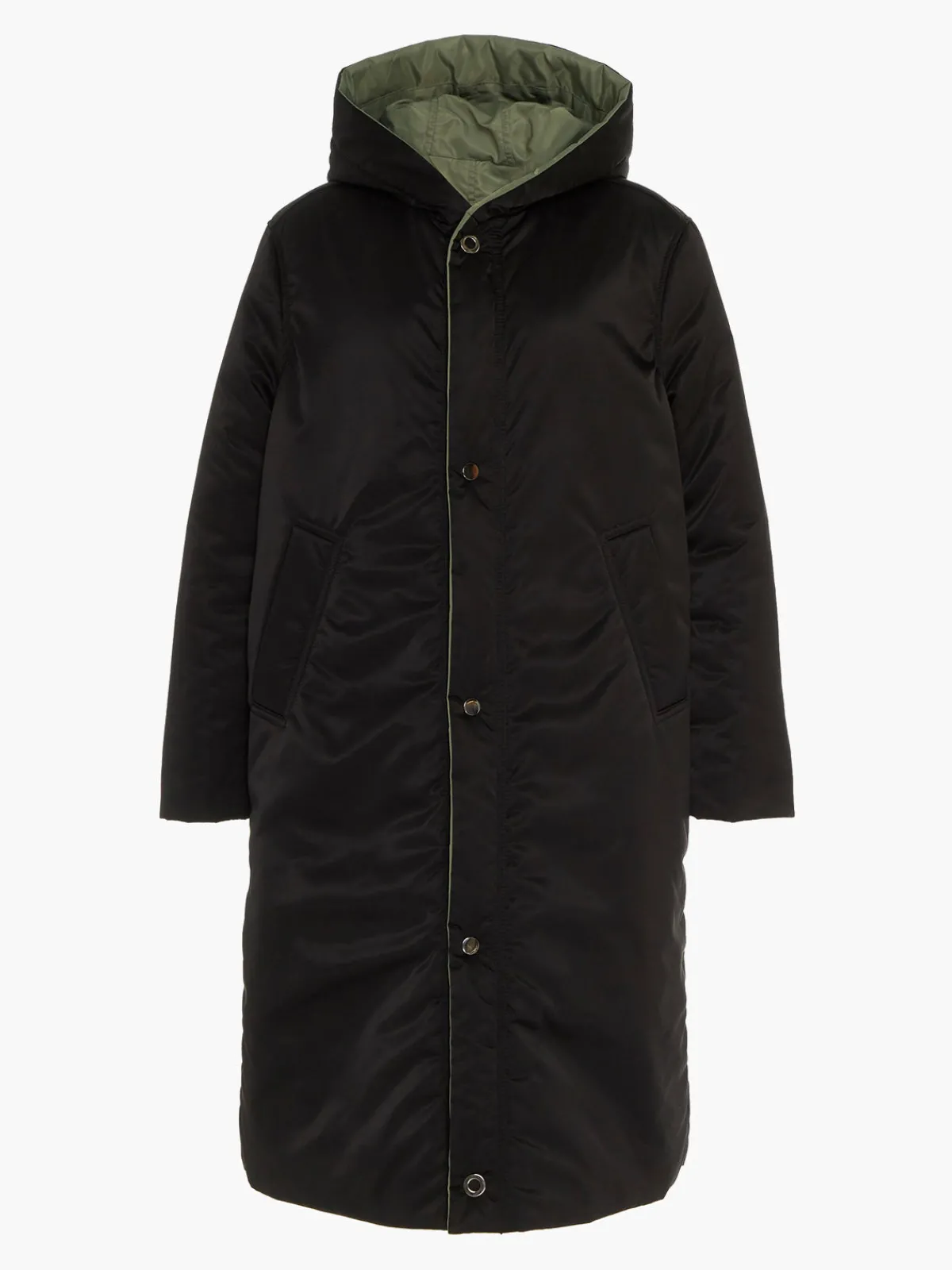 Caalo Sustainable Reversible Satin Down Coat