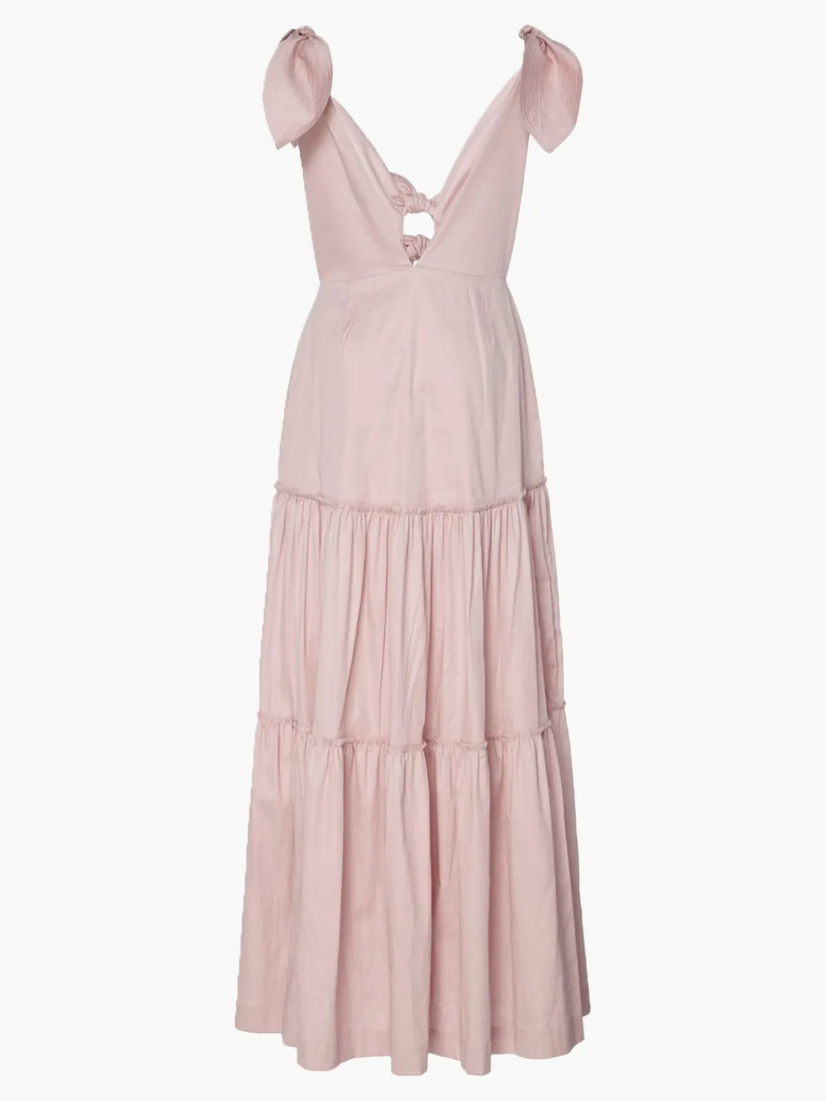 By Efrain Mogollon Capazzo Tiered Ankle Dress