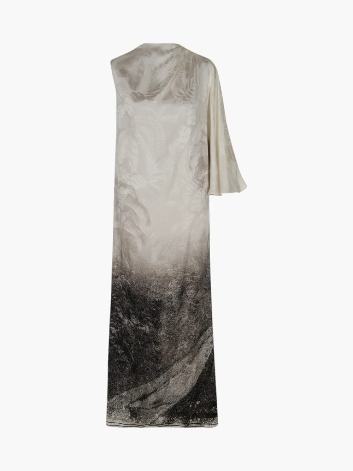 Juan de Dios Gonzalez Silk Jacquard Maxi Dress