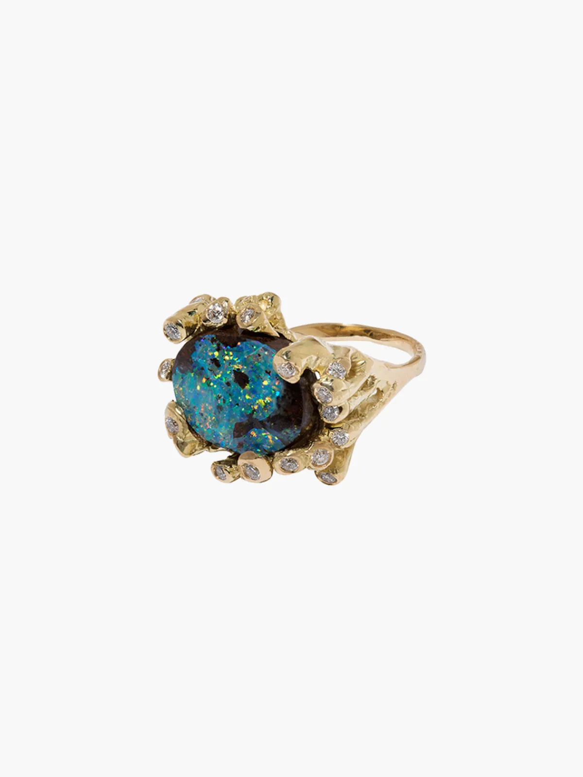 Kimberlin Brown Galaxy Opal Ring