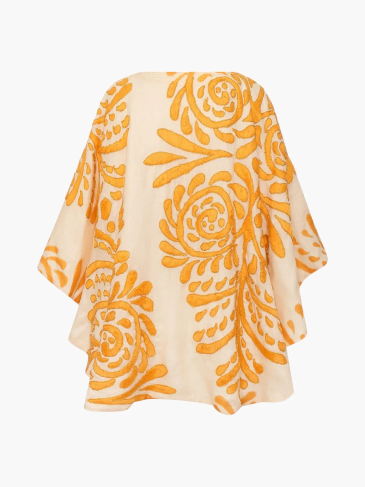 Juan de Dios Cavalo Hand Embroidered Linen Poncho