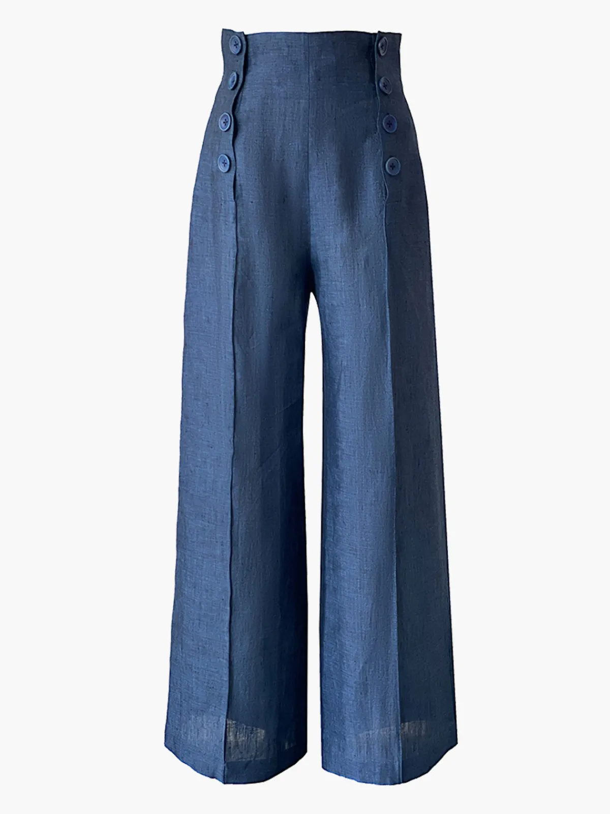 De Castro Blue Marine Trousers