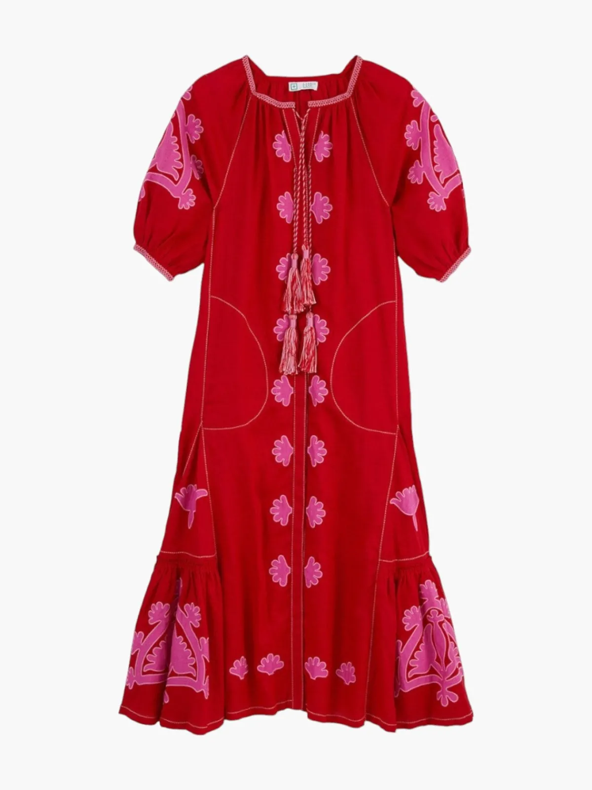 Larkin Lane Matisse Embroidered Ukrainian Dress
