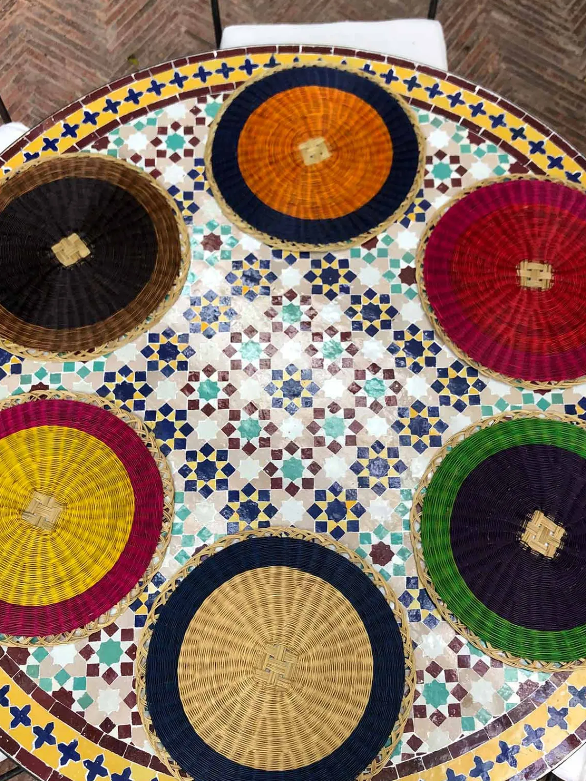 Mola Sasa Rainbow Placemats V2