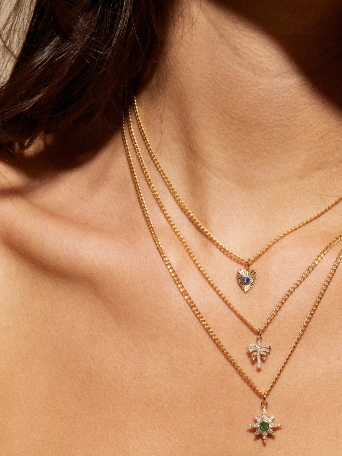 Zahava Sunbeam Heart Charm