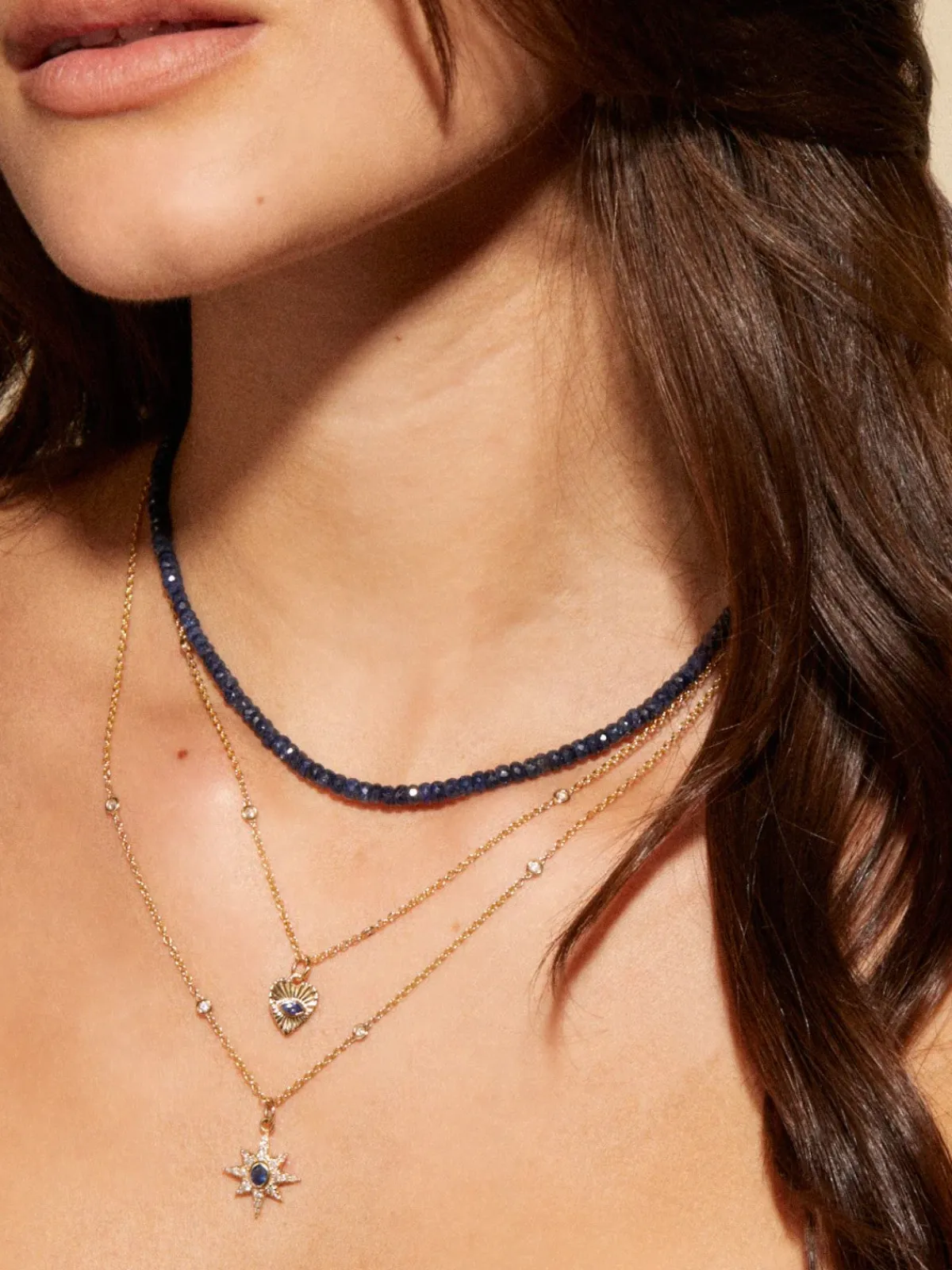 Zahava Sunbeam Heart Charm