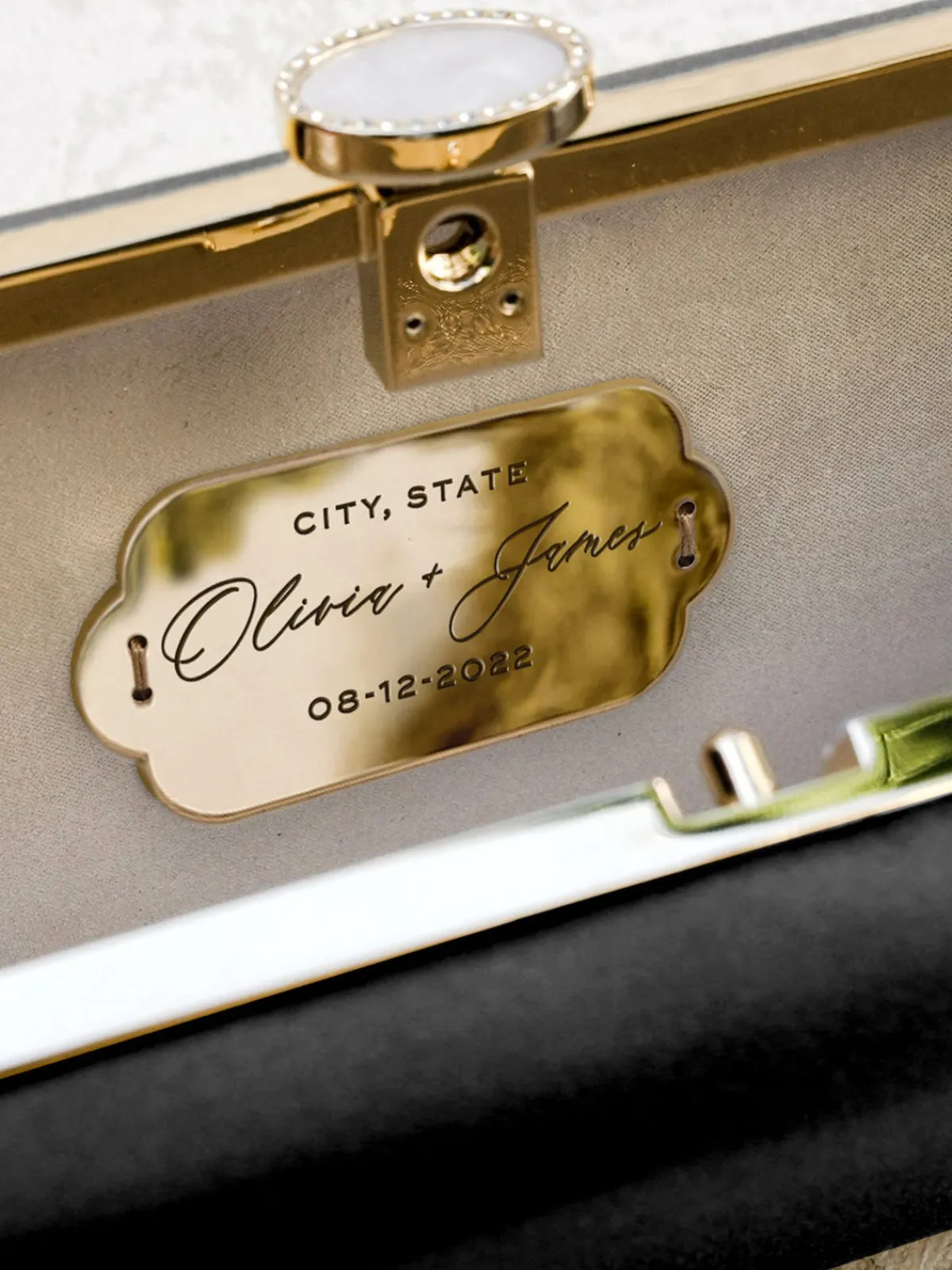 Bella Rosa Satin Bella Clutch