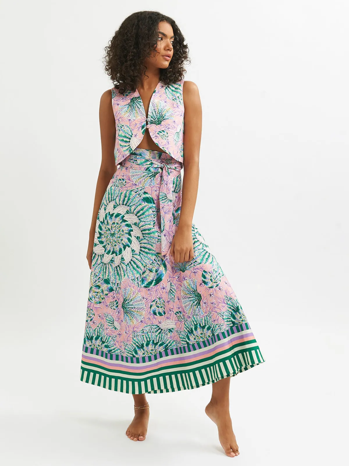 Sigal Wrap Maxi Skirt