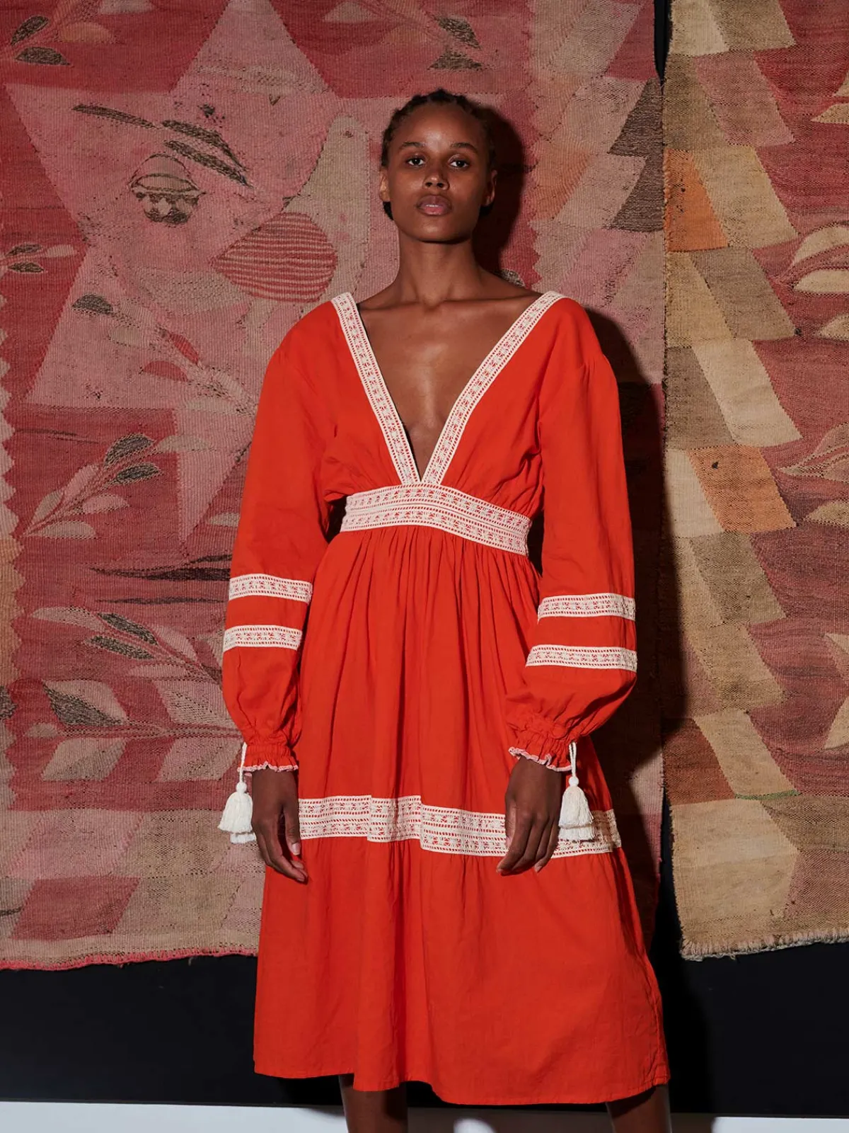 ESCVDO Volta Midi Dress