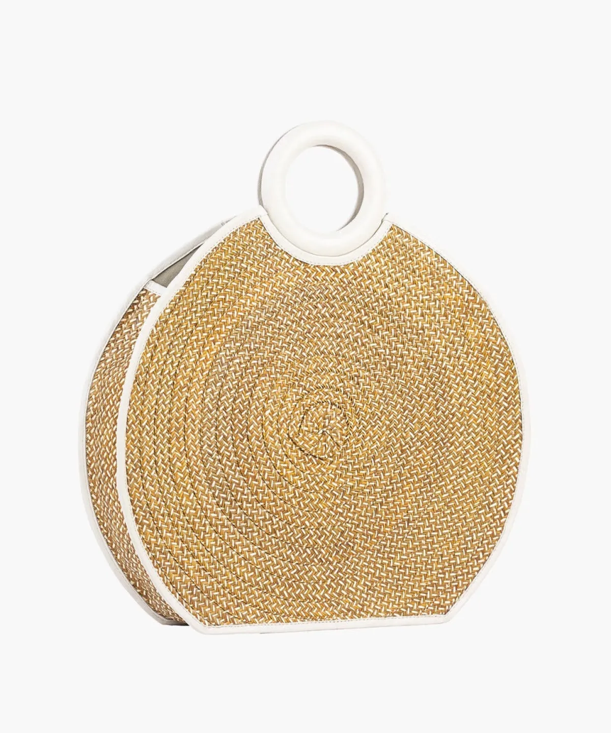 Adriana Castro Zenu Large Handbag in Leather and Cana Flecha