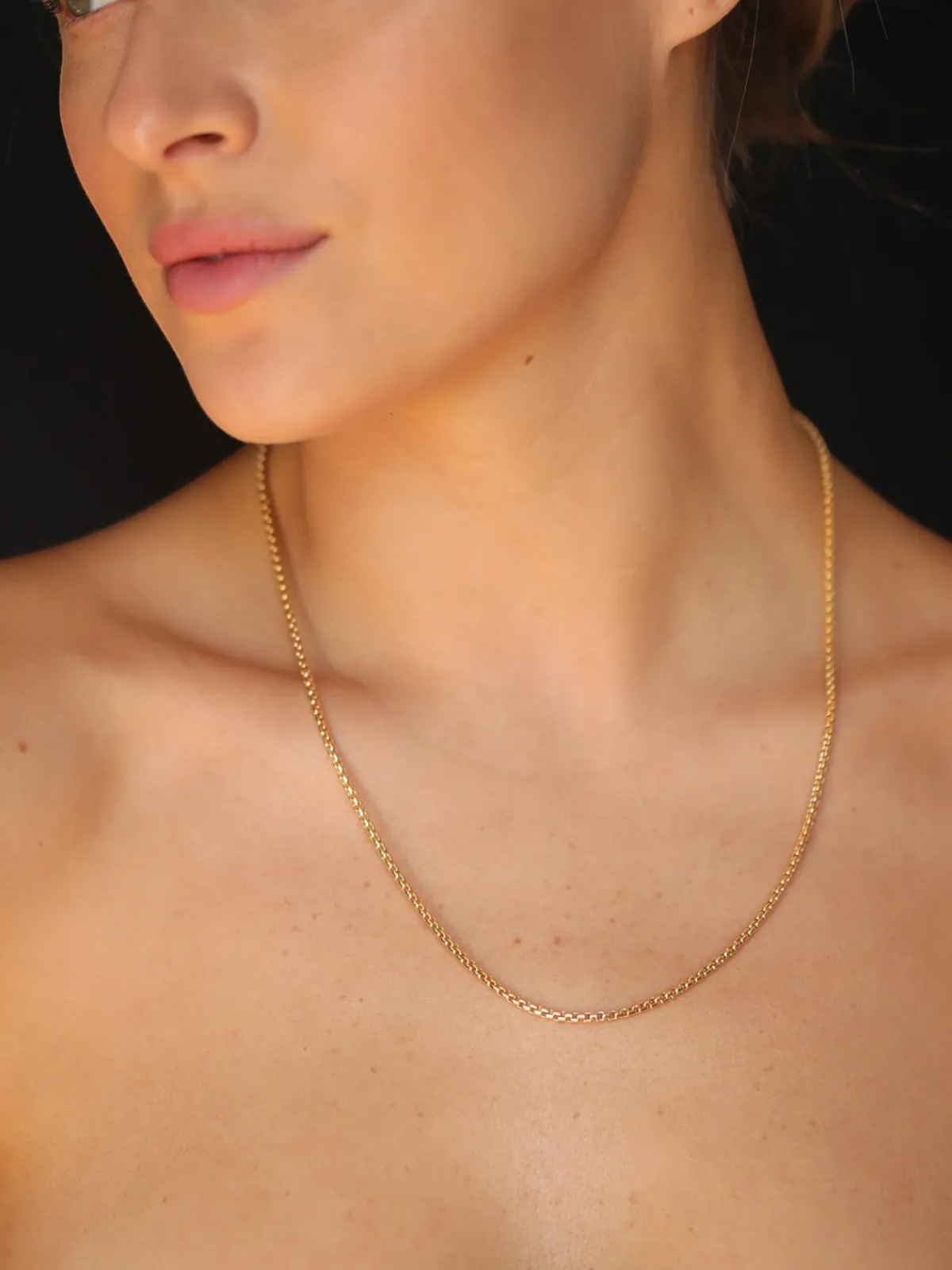 Mara Scalise Medium Box Chain Necklace