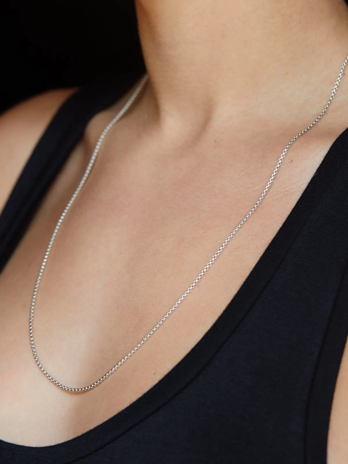 Mara Scalise Medium Box Chain Necklace