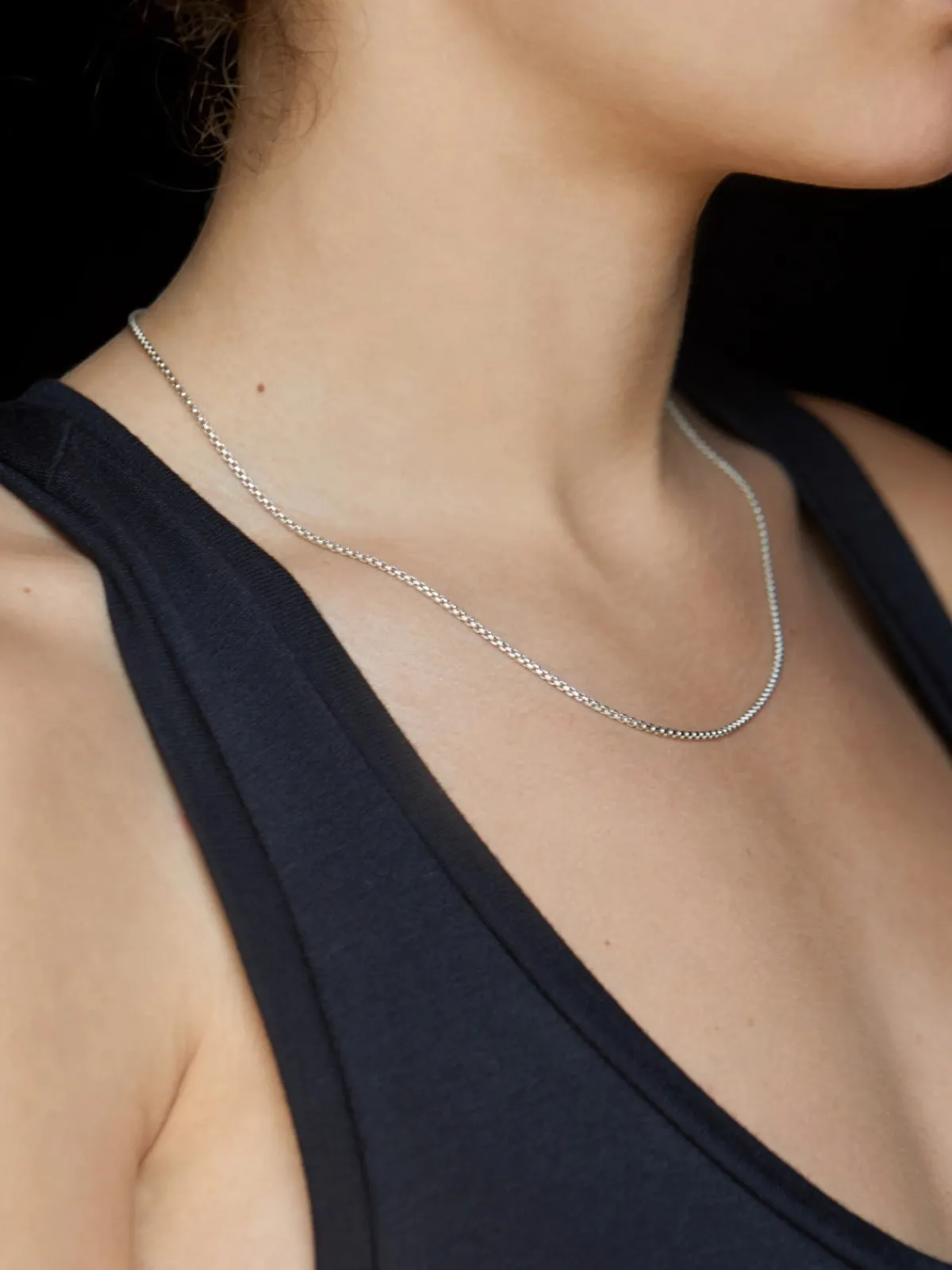 Mara Scalise Medium Box Chain Necklace