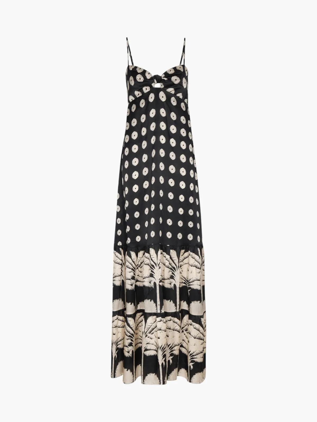 Juan de Dios Julieta Satin Silk Maxi Dress