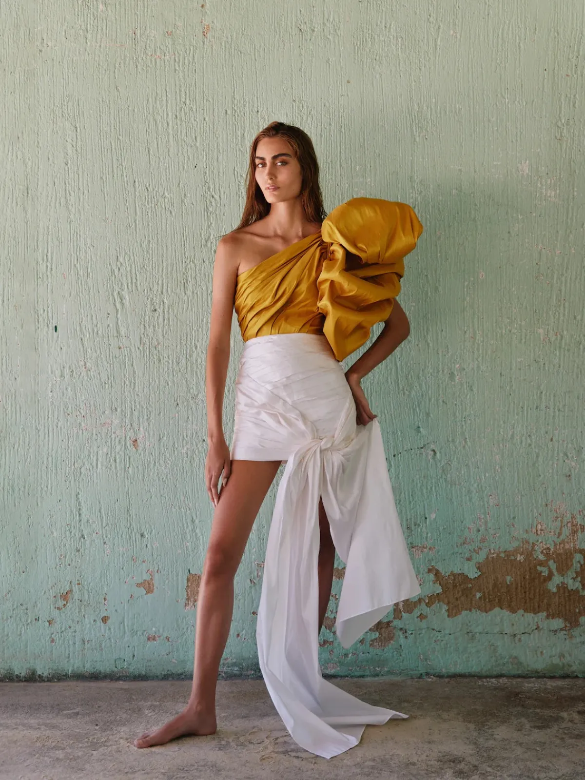 By Efrain Mogollon Agua Skirt