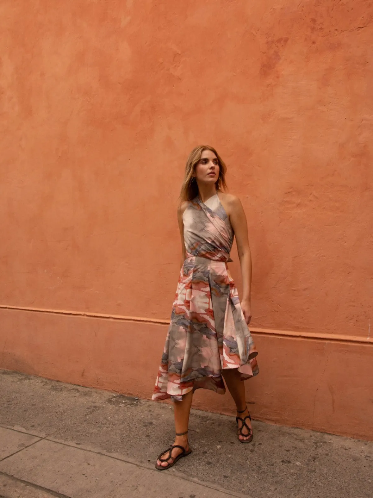 Beatriz Camacho Palm Dress