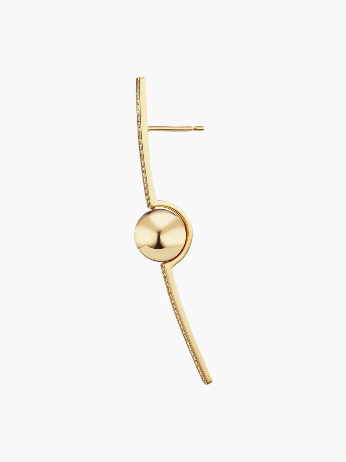 TEJEN Boule D'Or Stick Earring