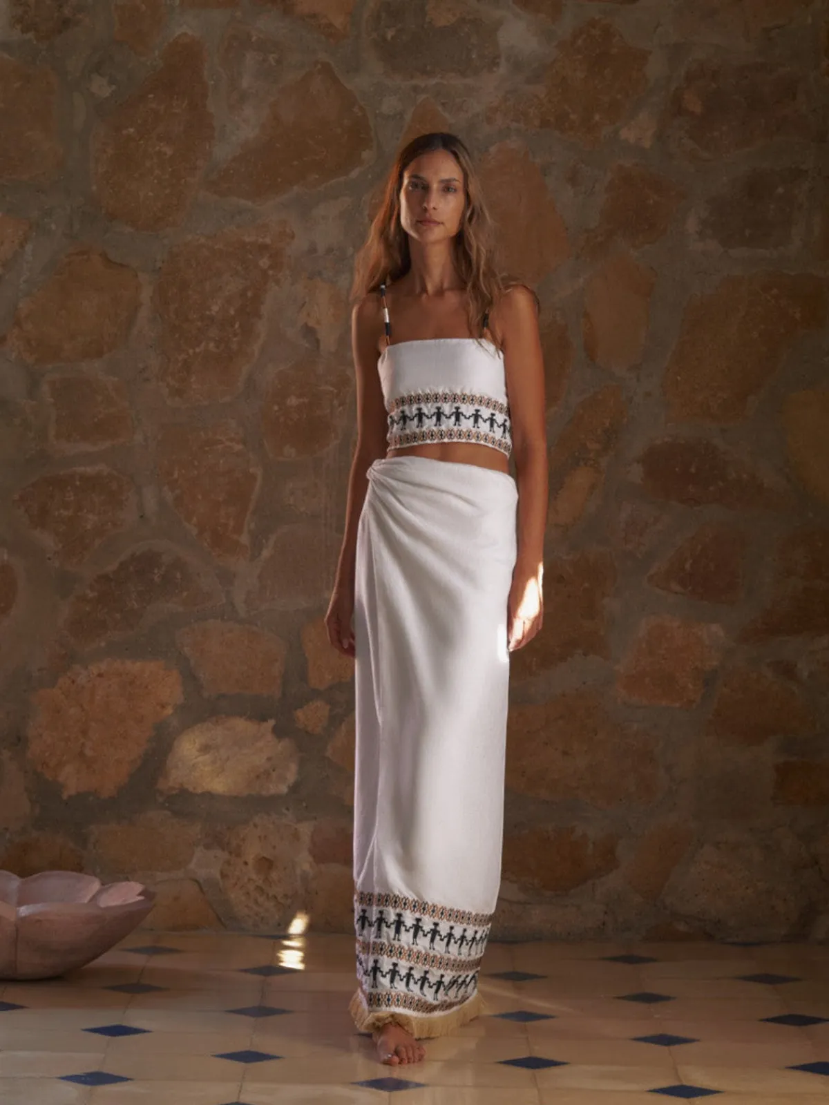 Juan de Dios Guainia Linen Top