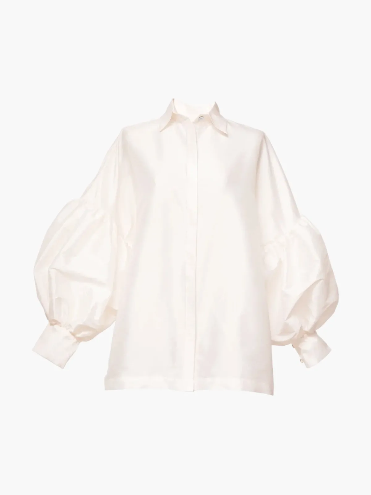 By Efrain Mogollon Agua Taffeta Blouse