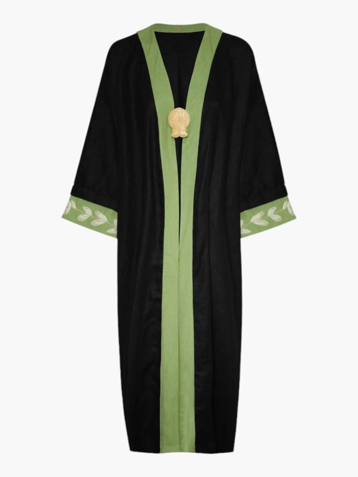 Juan de Dios Praia Embroidered Linen Tunic