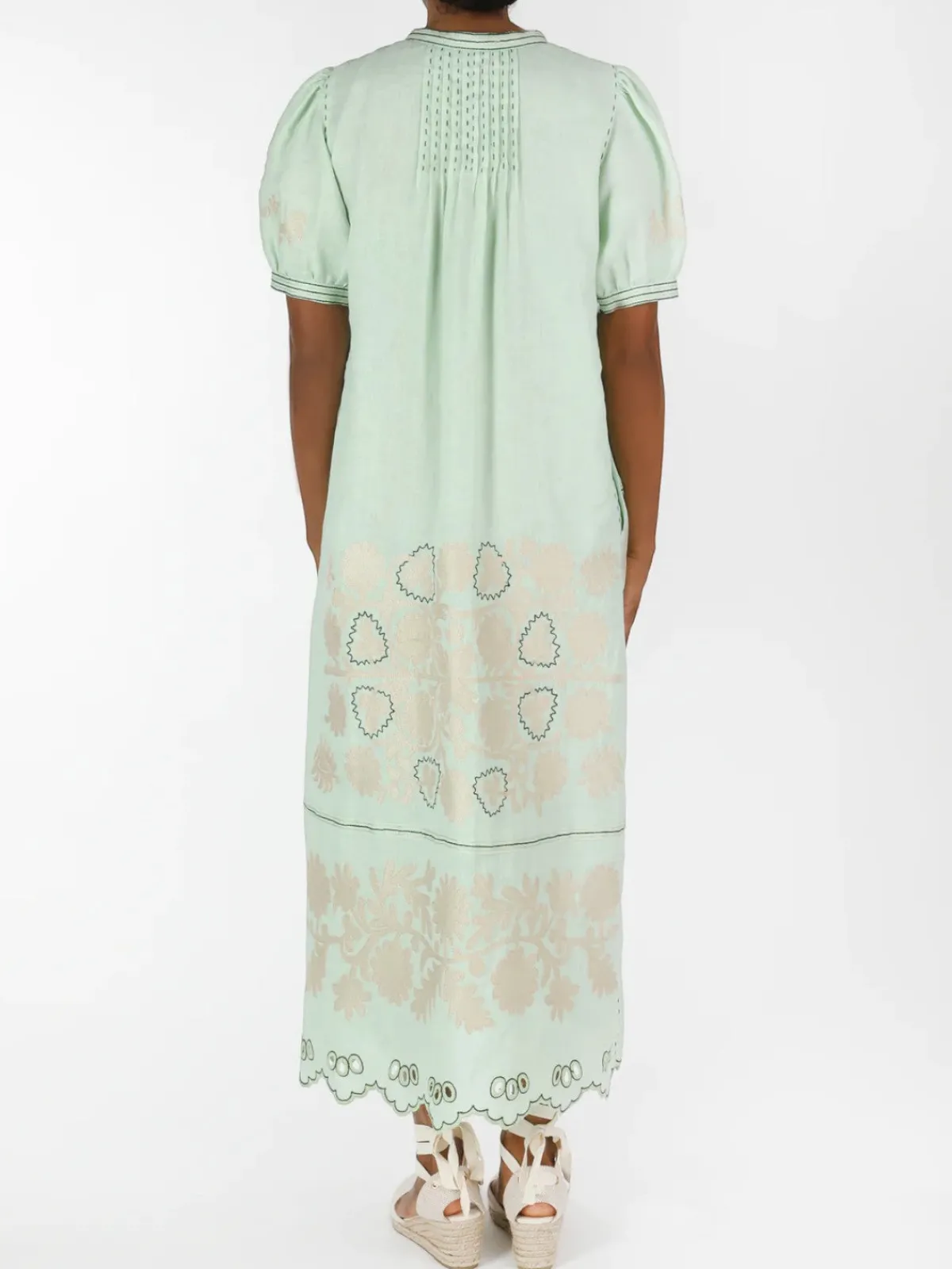 Larkin Lane Natalia Ukrainian Embroidered Dress