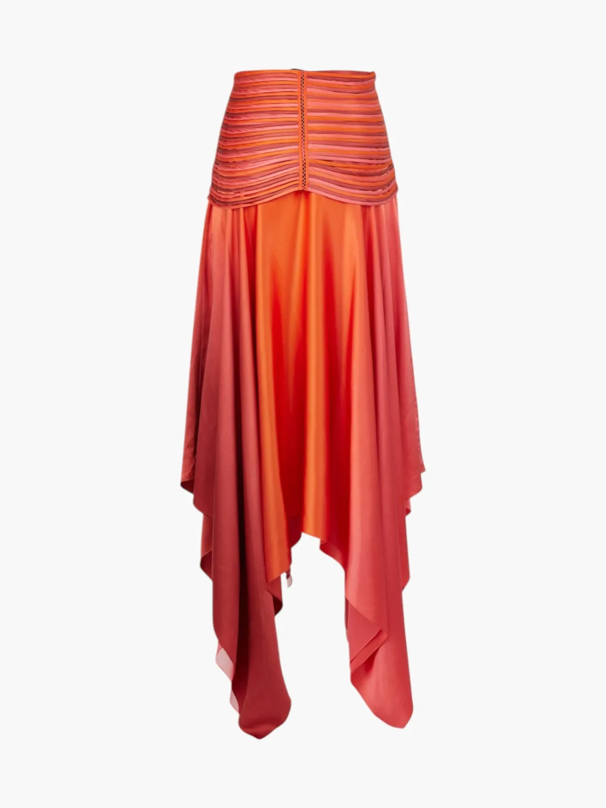 Francesca Miranda Erden Hand-Dyed Silk Skirt